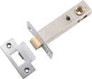IVER Split Cam Tube Latch -T- Striker | Split Cam 70mm Backset - Brushed Chrome