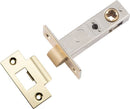 IVER Split Cam Tube Latch -T- Striker | Hard Sprung Split Cam 60mm Backset - Polished Brass