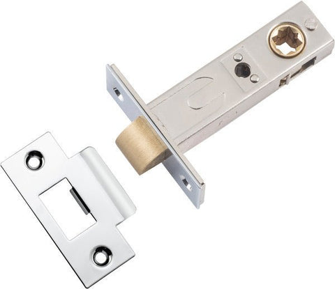 IVER Split Cam Tube Latch -T- Striker | Hard Sprung Split Cam 60mm Backset - Polished Chrome