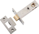 IVER Split Cam Tube Latch -T- Striker | Hard Sprung Split Cam 60mm Backset - Satin Nickel