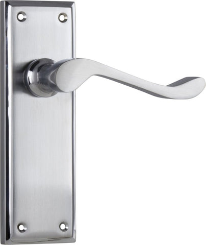 TRADCO CAMDEN DOOR LEVER HANDLE ON RECTANGULAR BACKPLATE - primehardware