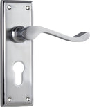 TRADCO CAMDEN DOOR LEVER HANDLE ON RECTANGULAR BACKPLATE - primehardware