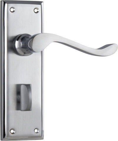 TRADCO CAMDEN DOOR LEVER HANDLE ON RECTANGULAR BACKPLATE - primehardware
