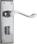 TRADCO CAMDEN DOOR LEVER HANDLE ON RECTANGULAR BACKPLATE - primehardware