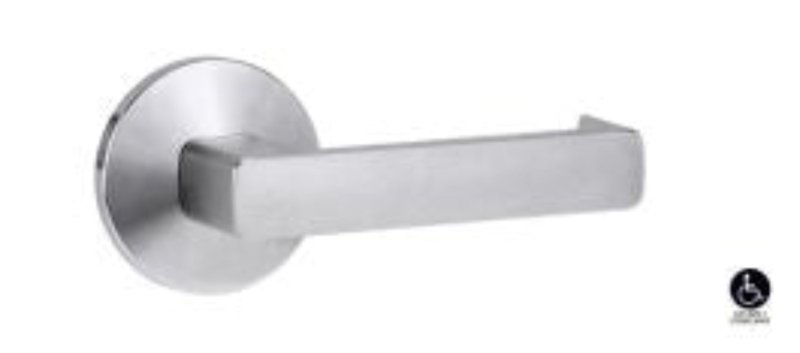 Lockwood 1360 Series 76 Lever on Round Rose Full Set Polished Brass 1360/1361/76PB