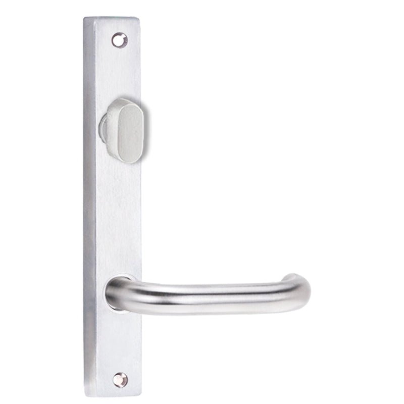 Lockwood 4704 Square End Plate With Turn & 70 Lever Polished Brass 4704/70PB - primehardware