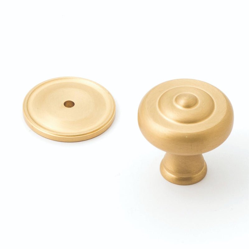 Castella Decade Fluted Knob On Round Rose