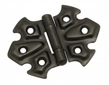 Superior Brass Decorated Iron Hinge Black Matt Black 50x65mm (Pair)