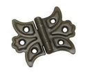 Austyle Decorated Iron Hinge per 2 Black 50x62mm - primehardware