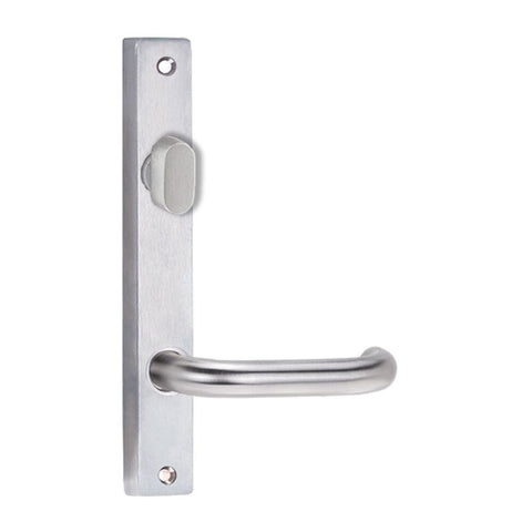 Lockwood 4704 Square End Plate With Turn & 70 Lever Satin Brass 4704/70SB - primehardware