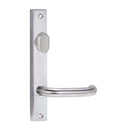 Lockwood 4704 Square End Plate With Turn & 70 Lever Satin Brass 4704/70SB - primehardware
