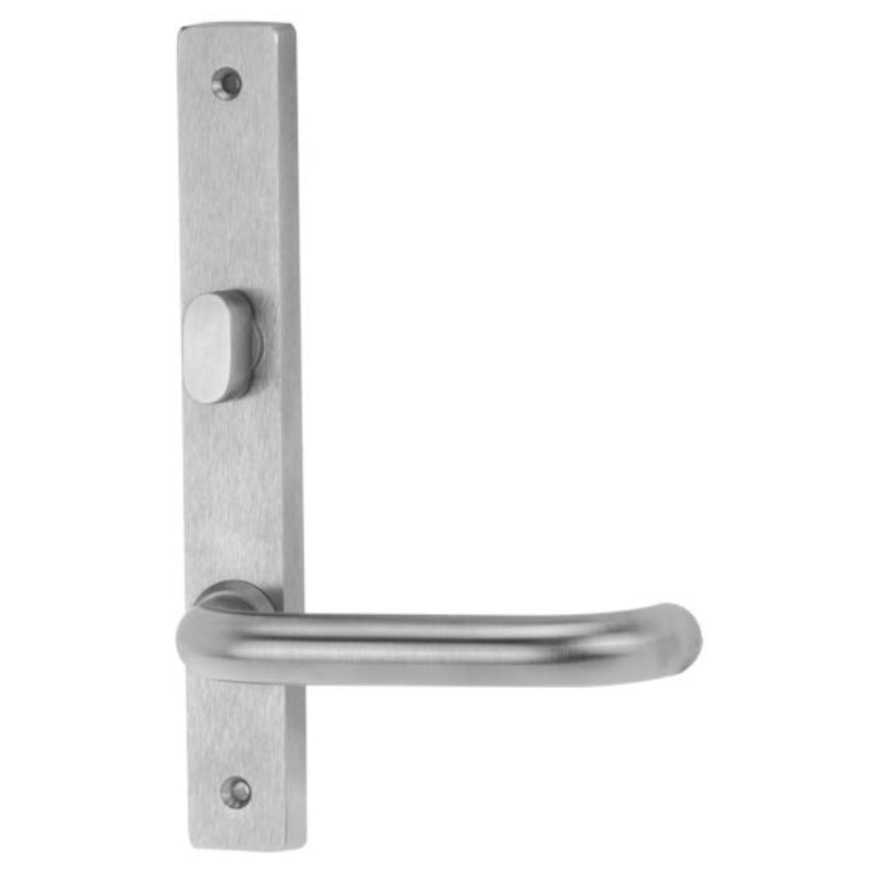 Lockwood 4704 Square End Plate With Turn & 70 Lever Satin Chrome 4704/70SC - primehardware