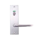 Lockwood 1913 Square End Plate With Privacy Indicator Emergency Turn Satin Chrome 1913SC - primehardware
