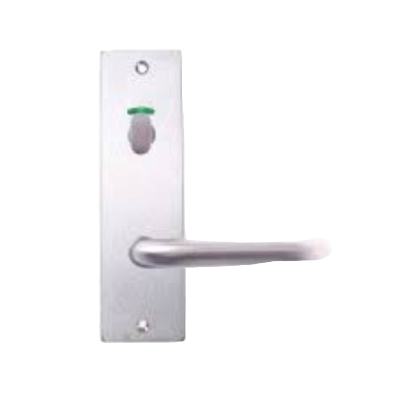 Lockwood 1913 Square End Plate With Privacy Indicator Emergency Turn Satin Chrome 1913SC