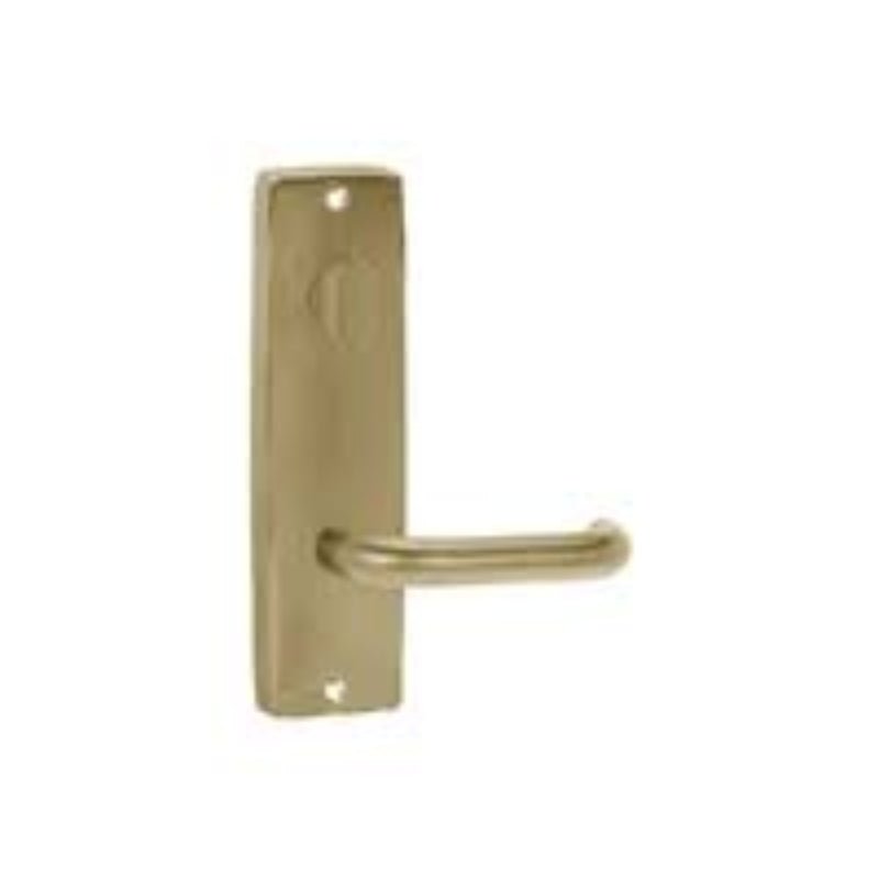 Lockwood 1904 Square End Plate with Turn & 101 Lever Polyester Powdercoat 1904/101PC - primehardware