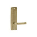Lockwood 1904 Square End Plate with Turn & 101 Lever Polyester Powdercoat 1904/101PC - primehardware