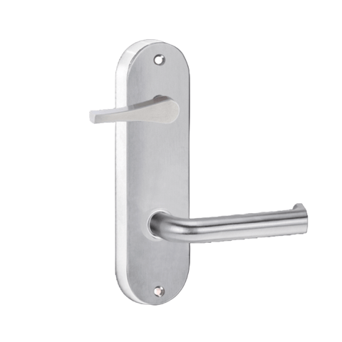 Lockwood 2939 Round End Plate With Disabled Turn & 102 Lever Chrome Plate 2939/102CP - primehardware