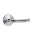 Lockwood 1360 Series 70 Lever on Round Rose Ext Half Set LH 45 Degree Up Satin Chrome - 1360/AU70RSC - primehardware