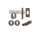 Iver Euro Mortice Deadbolt Kit 60mm Backset with Round Euro Escutcheon Key/Thumb Signature Brass