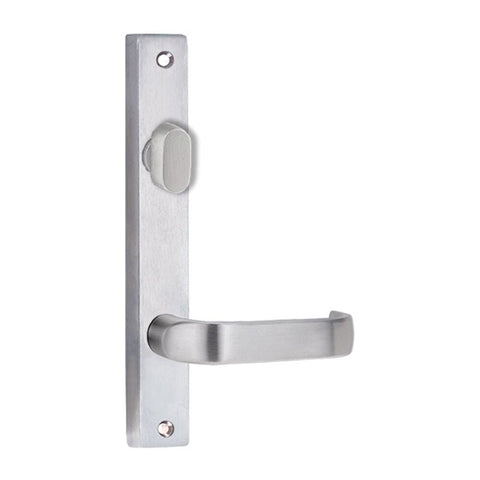 Lockwood 4704 Square End Plate With Turn & 74 Lever Satin Chrome 4704/74SC - primehardware