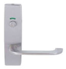 Lockwood 1914 Square End Plate With Privacy Emergency Turn & 115 Lever Satin Chrome 1914/115SC - primehardware