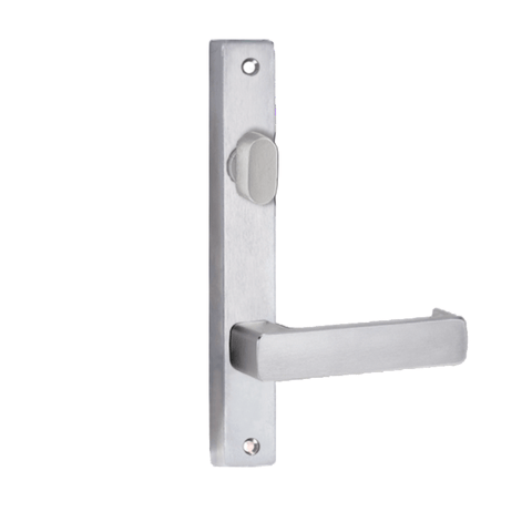 Lockwood 4704 Square End Plate With Turn & 76 Lever Satin Chrome 4704/76SC - primehardware