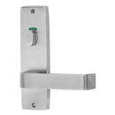 Lockwood 1914 Square End Plate With Privacy Emergency Turn & 90 Lever Satin Chrome 1914/90SC - primehardware