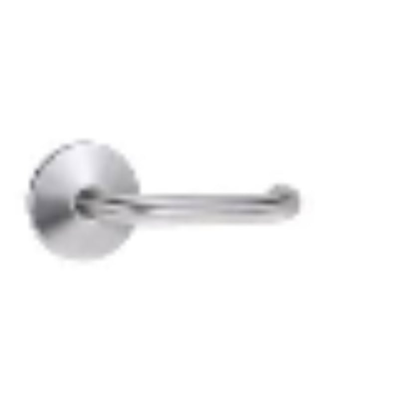 Lockwood 1360 Series 70 Lever on Round Rose Interior Half Set LH 45 Degree Angled Up Satin Chrome - 1361/AU70LSC - primehardware