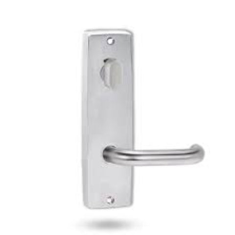 Lockwood 1915 Square End Plate With Privacy Indicator Turn Satin Chrome 1915SC - primehardware