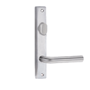 Lockwood 4704 Square End Plate With Turn & 97 Lever Satin Chrome 4704/97SC - primehardware