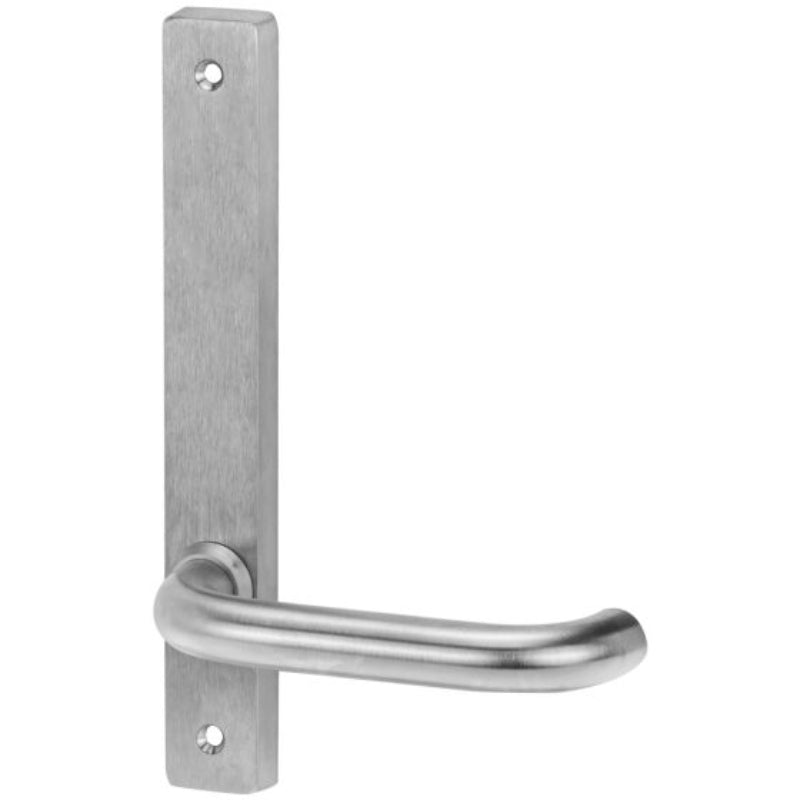 Lockwood 4705 Square End Plate With 70 Lever Satin Chrome 4705/70SC - primehardware