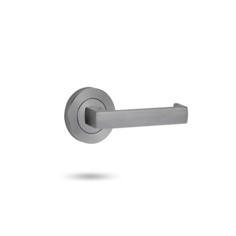 Lockwood 1220 Series 112 Lever on Round Rose Full Set Polyester Powdercoat 1220/1221/112PC