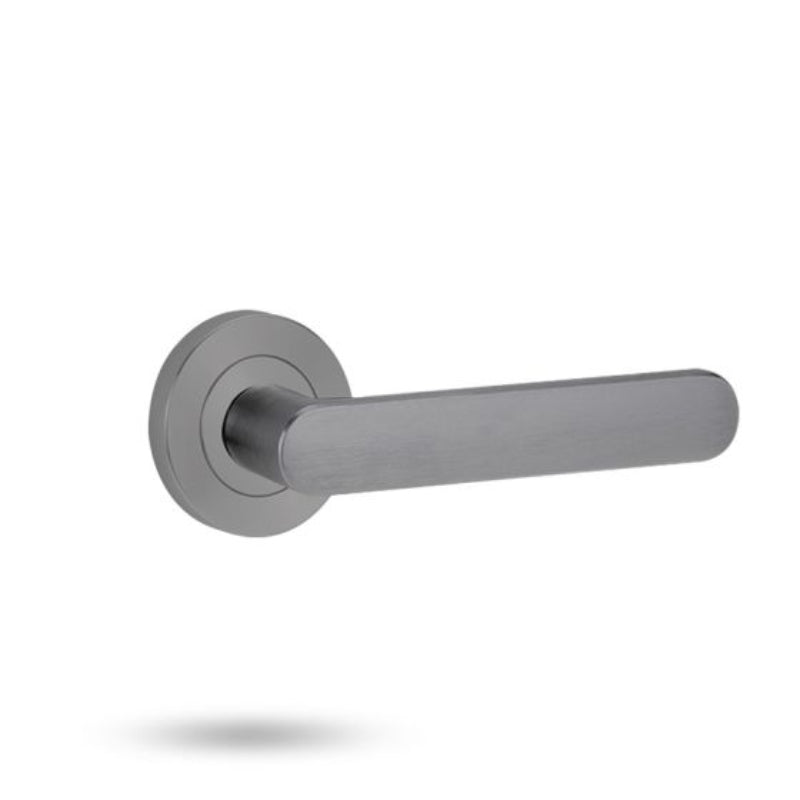 Lockwood 1220 Series 106 Lever on Round Rose Full Set Polyester Powdercoat 1220/1221/106PC - primehardware
