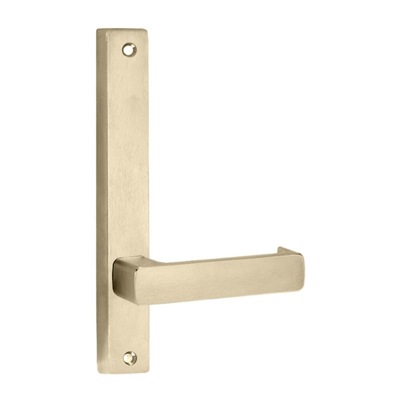 Lockwood 4705 Square End Plate With 76 Lever Satin Brass 4705/76SB - primehardware