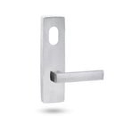 Lockwood 1904 Square End Plate with Turn & 101 Lever Satin Chrome 1904/101SC - primehardware