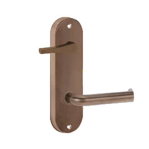 Lockwood 2939 Round End Plate with Disabled Turn & 102 Lever Oil Rubbed Bronze 2939/102ORB - primehardware