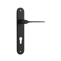 IVER COMO DOOR LEVER HANDLE ON OVAL BACKPLATE - CUSTOMISE TO YOUR NEEDS