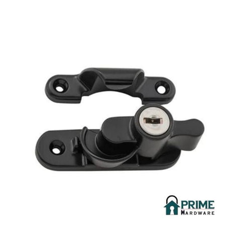 TRADCO KEY OPERATED LOCKING SASH FASTENERS - AVAILABLE IN VARIOUS FINISHES - primehardware