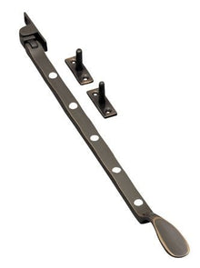 Superior Brass Casement Stay Antique Copper 330mm
