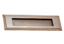 Superior Brass Letter Plate Edged ATQ 90x280mm - primehardware