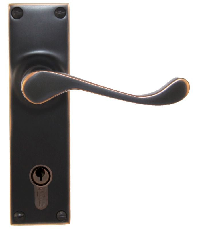 Superior Brass Lever Lock (CC 47.6mm) ATQ 150x42mm ONLY LEVER SET - primehardware