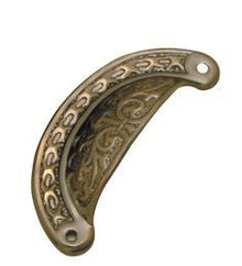 Superior Brass Drawer Pull Antique Finish Antique Copper 100mm