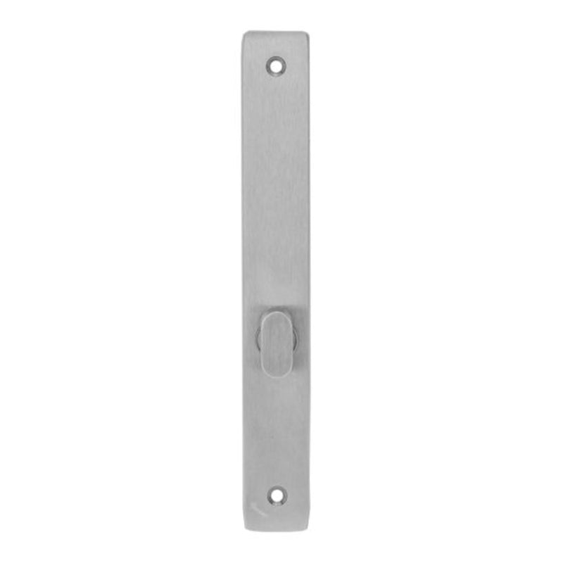 Lockwood Square End Plate With Turn Satin Chrome 4706SC - primehardware