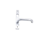 Lockwood Square End Plate And Fixed 70 Lever LH Satin Chrome 4708/70LSC - primehardware