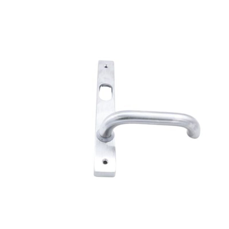 Lockwood Square End Plate And Fixed 70 Lever LH Satin Chrome 4708/70LSC - primehardware