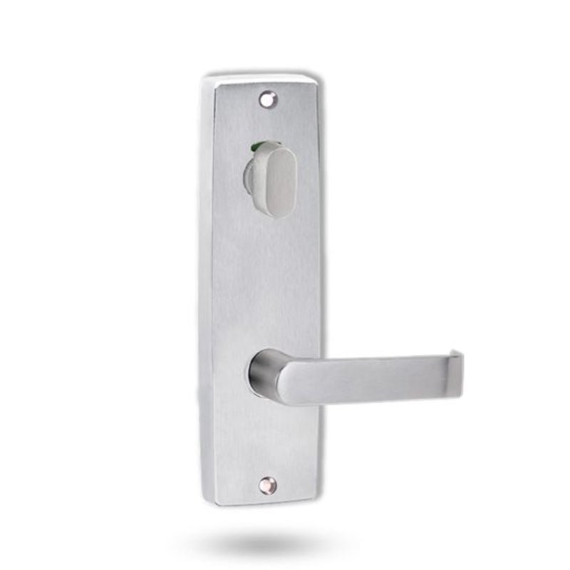 Lockwood 1916 Square End Plate With Privacy Indicator Turn & 59 Lever Satin Chrome 1916/59SC - primehardware
