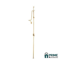 Tradco Fanlight Window Operator O A 1115mm Polished Brass 1784