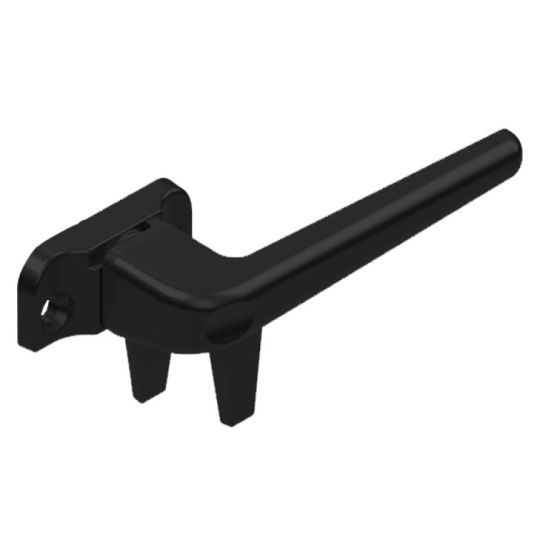 Yale Styleline 2 D/Tongue F/Fix Rh Black - primehardware