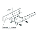 Yale Styleline 2 D/Tongue F/Fix Rh Black - primehardware