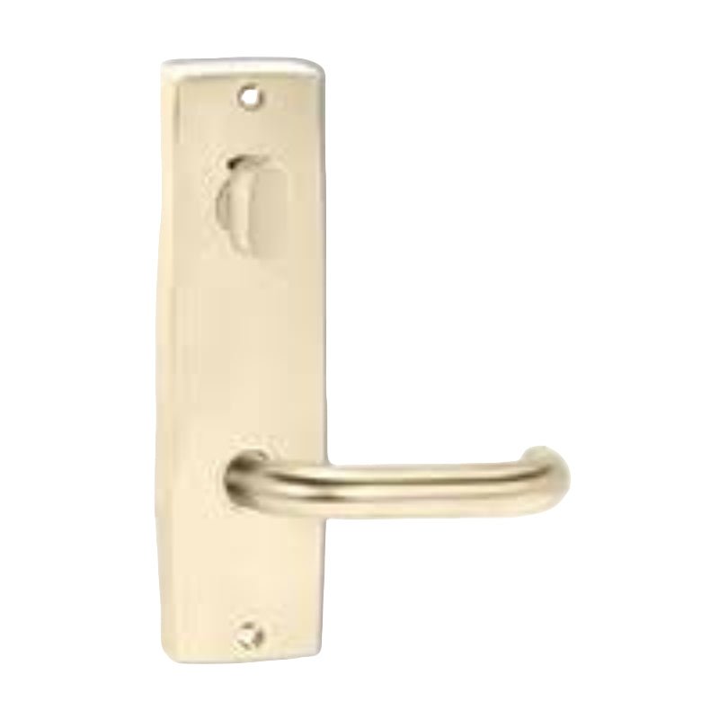 Lockwood 1916 Square End Plate With Privacy Indicator Turn & 70 Lever Polished Brass 1916/70PB - primehardware